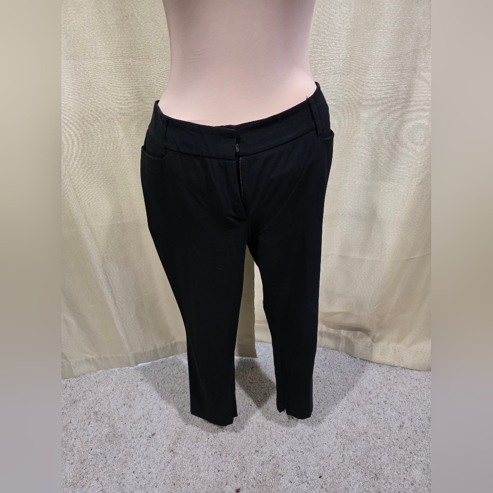 LANE BRYANT 16 Black Dress Pants. 27in Inseam